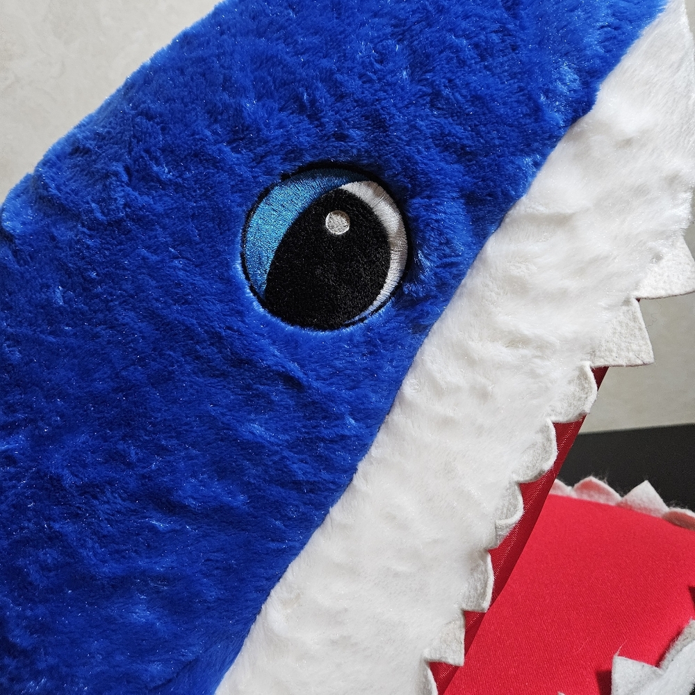 Dan Dee Baby Shark Big Greeter Head Plush Blue Mask Costume Cosplay Adult Unisex - Picture 5 of 16